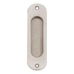 Hafele Oval Pasaj Tipi Gömme Kulp, Mat Nikel Renk