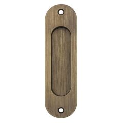 Hafele Oval Pasaj Tipi Gömme Kulp, Antik Bronz Renk