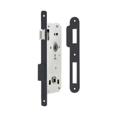 Hafele H40.01 Gömme Kilit WC 40/18mm Mat Siyah