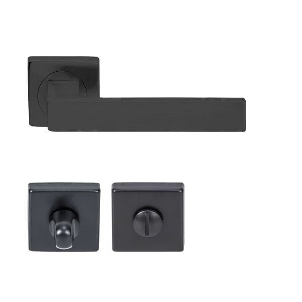 Hafele PROFIT II-Kol Seti Banyo Tipi (WC) Mat Siyah