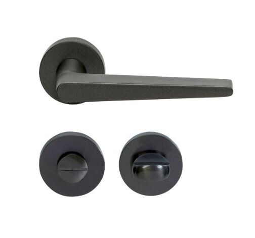 Hafele Kapı Kolu Seti Polly II WC Mat Siyah (50 Adet)