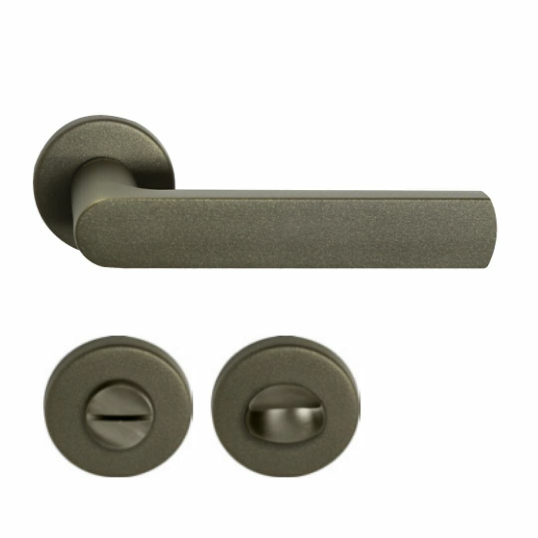 Hafele Kapı Kolu Seti Merit II Kol Seti WC Bronz (50 Adet)