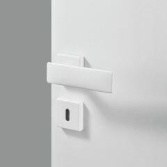 Hafele Kapı Kolu Seti Spring WC Mat Beyaz