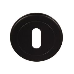 Hafele Yuvarlak İnce Oda Kapı Kolu Rozeti, Siyah Renk