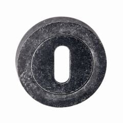 Hafele Yuvarlak Oda Kapı Kolu Rozeti 52mm, Antik Gümüş Renk