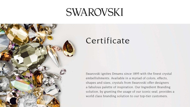 Swarovski Sertifikası
