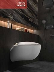 Akıllı Klozet Duvara Monte GR1851 Beyaz