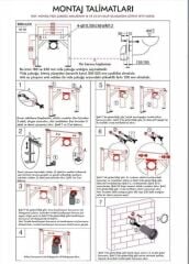 Akıllı Klozet Duvara Monte GR1851 Beyaz