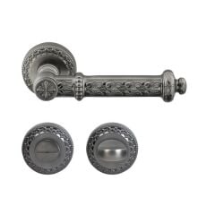 Hafele Kapı Kolu Seti Ponte WC Antik Gümüş