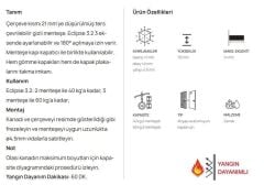 AGB Gizli Kapı Menteşesi 3.2 Eclipse Antik Pirinç Kaplama