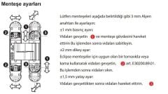 AGB Gizli Kapı Menteşesi 3.2 Eclipse Antik Pirinç Kaplama
