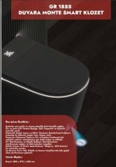 Akıllı Klozet Duvara Monte GR1855 Mavi