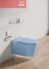 Akıllı Klozet Duvara Monte GR1855 Mavi