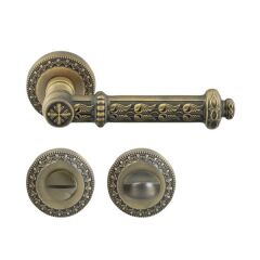 Hafele Kapı Kolu Seti Ponte WC Antik Bronz