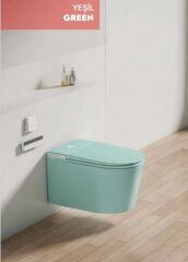 Akıllı Klozet Duvara Monte GR1855 Yeşil