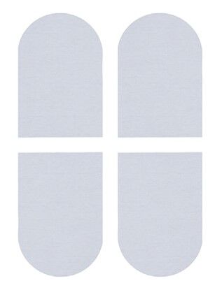 AGB Gizli Kapı Menteşesi Kapak Seti 3.2 Eclipse Mat Krom Kaplama