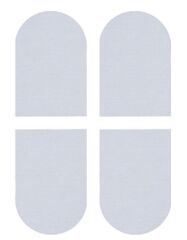 AGB Gizli Kapı Menteşesi Kapak Seti 3.2 Eclipse Mat Krom Kaplama