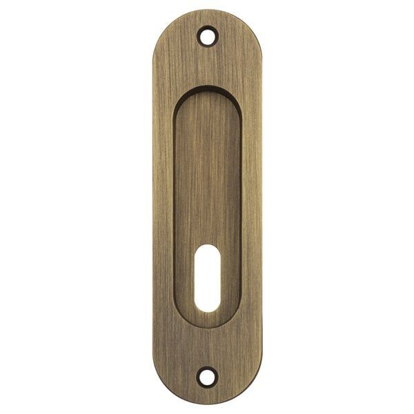 Hafele Gömme Kulp Oval Oda Antik Bronz