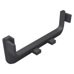 Hafele STRIATA-II-U Yan Kapak Set Mat Siyah