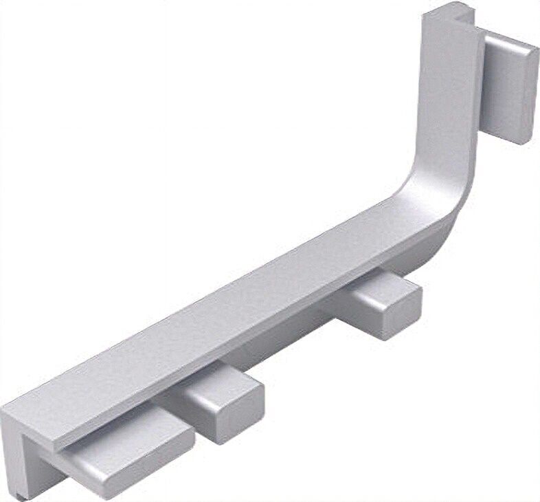 Hafele STRIATA-II-L Yan Kapak Seti Mat Krom