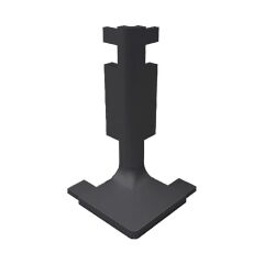 Hafele STRIATA-II Köşe Bağlantı Seti Mat Siyah