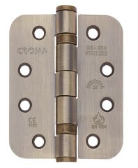 Sabit Milli Yangın Kapısı Kapı Menteşesi 102x76x3mm Antik Bronz 304