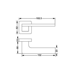 Hafele Kapı Kolu Seti Torres Barelli Mat Siyah