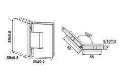 Hafele CITIUS 04 Menteşe C/C 135° Parlak Krom