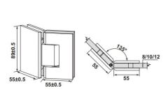 Hafele CITIUS 04 Menteşe C/C 135° Paslanmaz Çelik Renkli