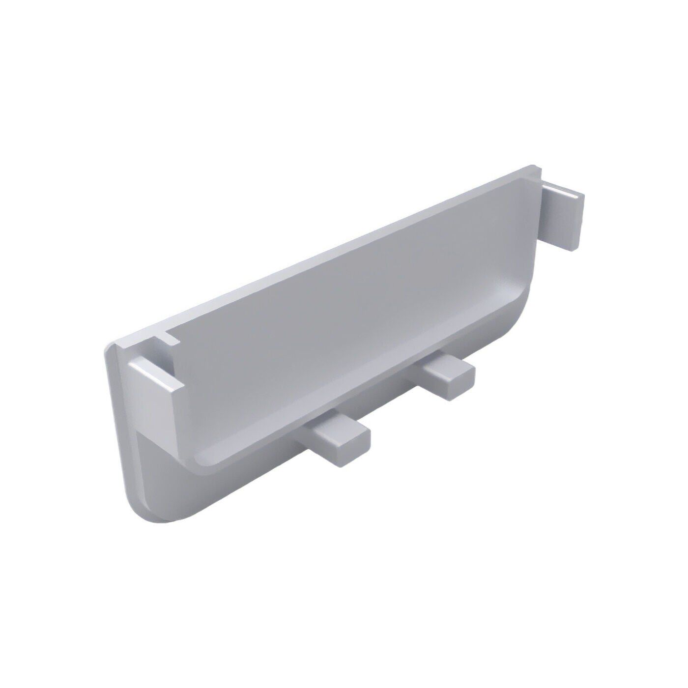 Hafele STRIATA-II-U Profil Kulp Mat Krom 4200mm