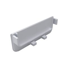 Hafele STRIATA-II-U Profil Kulp Mat Krom 4200mm