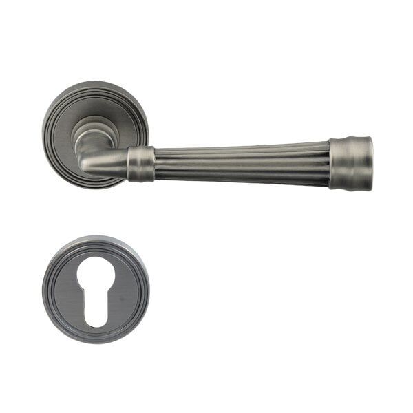 Hafele Kapı Kolu Seti Gain Barelli Antik Gümüş