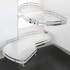 Hafele Köşe Kiler Lemans Iı Arena Style Sol 450mm Parlak Krom