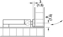Hafele Plastik Yaylı Çıt Çıt, Siyah Renk