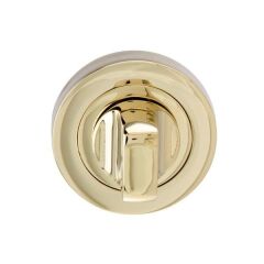 Hafele Yuvarlak Wc Kapı Kolu Rozeti 52mm, Parlak Pirinç Renk