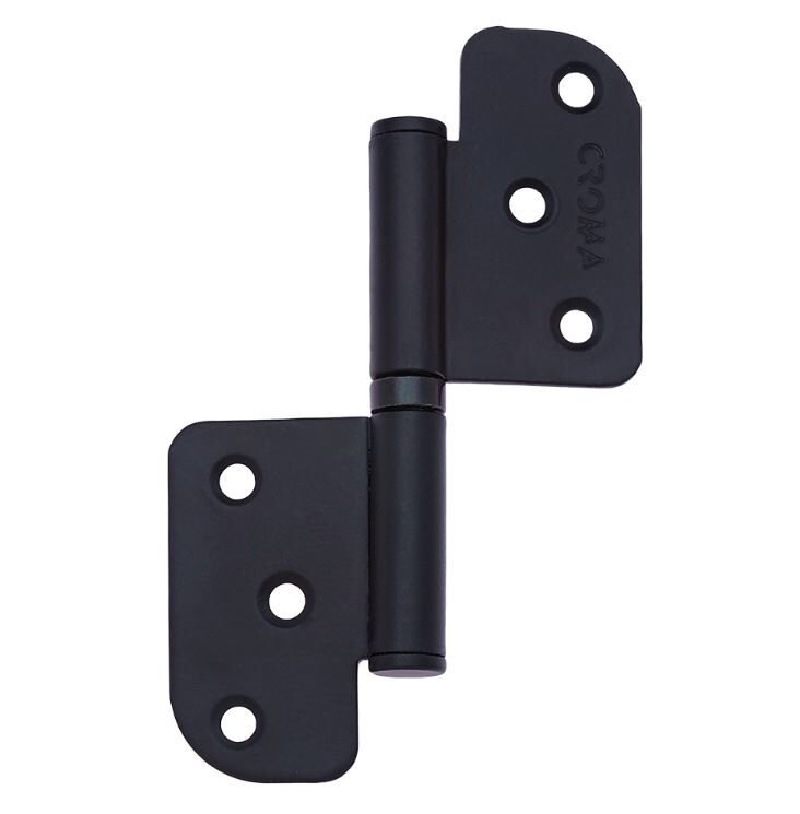 Bayrak Menteşe Çelik Siyah Mat