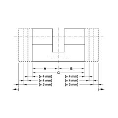 Hafele Boş Anahtar (Standart Profil İçin)
