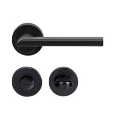 Hafele Kapı Kolu Seti Horus WC Mat Siyah