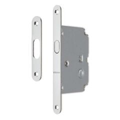 Hafele Wc Tipi Kayar Kapı Kilidi 50/16mm, Parlak Krom Renk