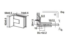 Hafele CITIUS PRO 02 Menteşe D/C 90° Mat Siyah