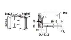 Hafele CITIUS PRO 02 Menteşe D/C 90° Parlak Krom