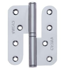 Yaprak Menteşe Çıkabilen 100mm Çelik Krom Parlak Sağ