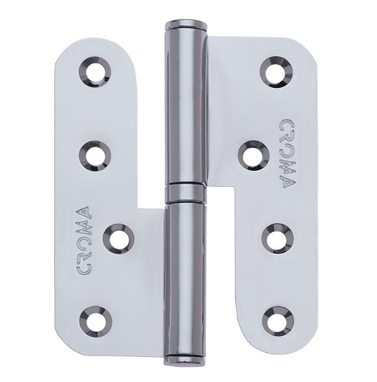 Yaprak Menteşe Çıkabilen 100mm Çelik Krom Parlak Sol