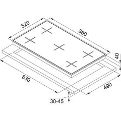Franke Cam Ocak FHNS 905 4G TC BK C