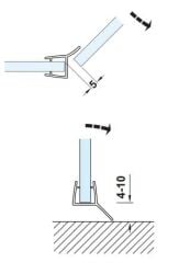 Hafele SDS02 Cam Kapı Fitili C/C 135° 8-10/2500