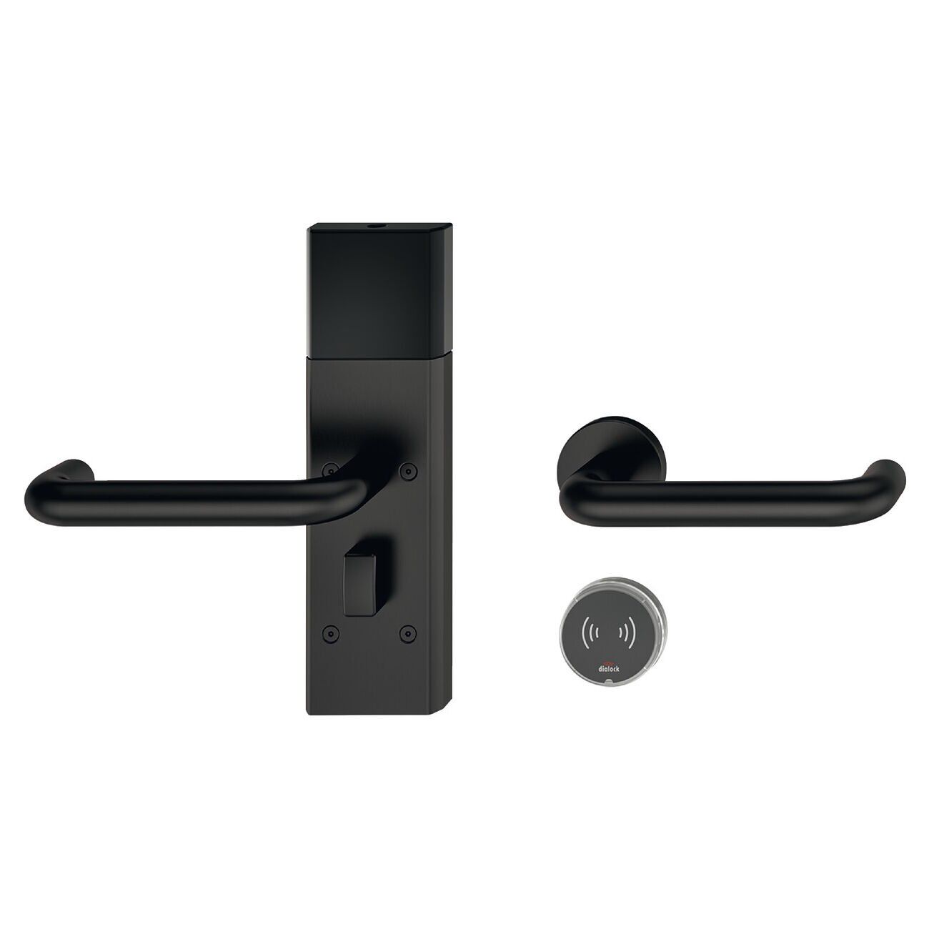 Hafele DT 710C Kapı Terminal Seti U Paslanmaz Çelik Siyah Renk