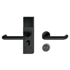 Hafele DT 710C Kapı Terminal Seti U Paslanmaz Çelik Siyah Renk