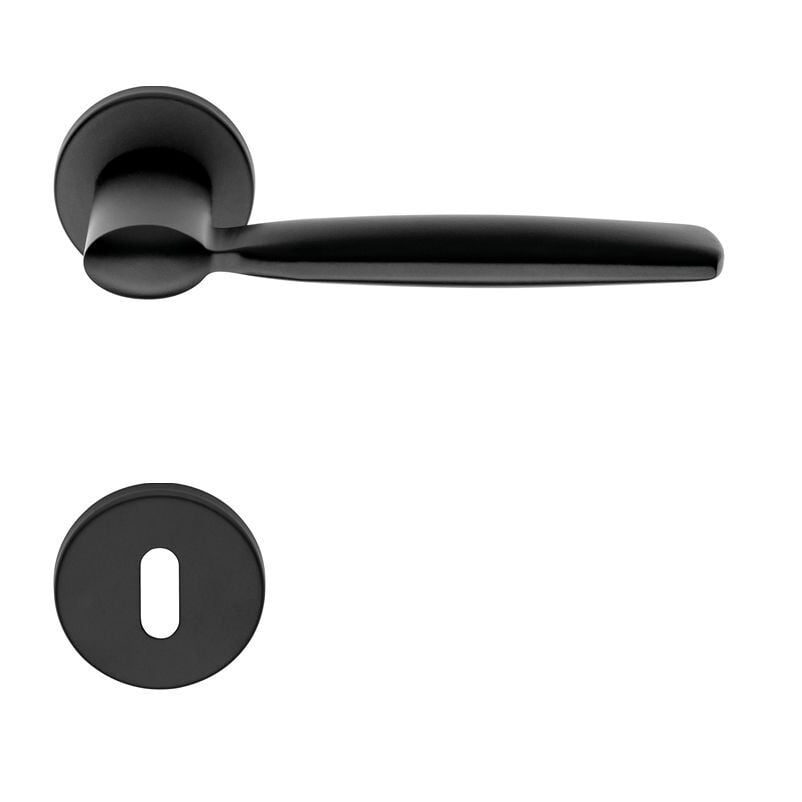 Spring Kapı Kolu Seti Siyah Mat