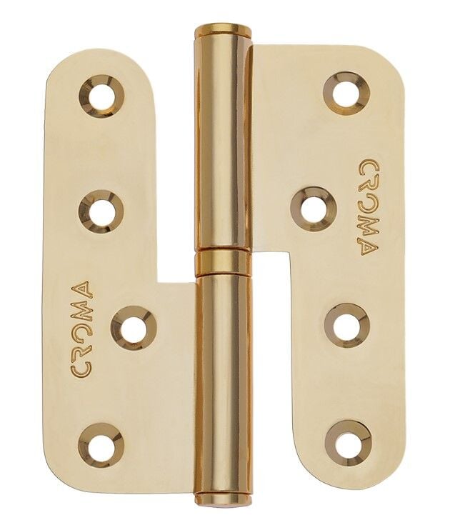 Yaprak Menteşe Çıkabilen 100mm Çelik Altın Parlak Sol