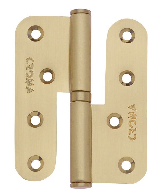 Yaprak Menteşe Çıkabilen 100mm Çelik Sarı Mat Sağ